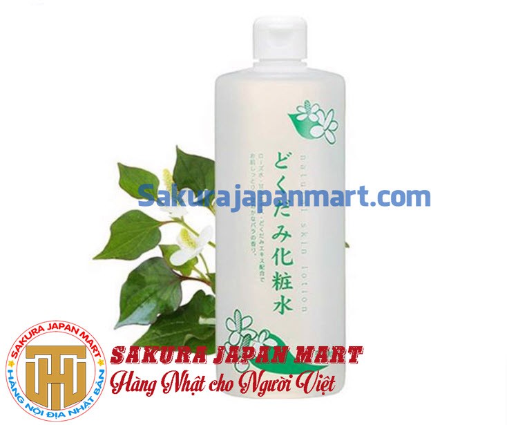 Nước hoa hồng diếp cá Dokudami Natural Skin Lotion 500ml